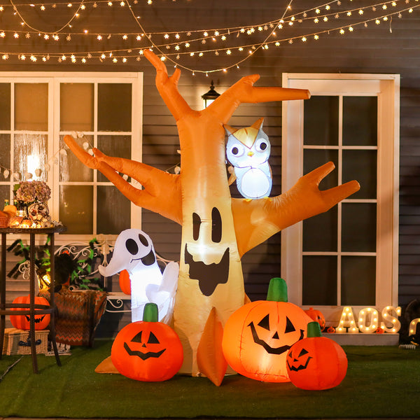 7.5' Tall Lighted Halloween Inflatables Outdoor Decorations - Discount Halloween City