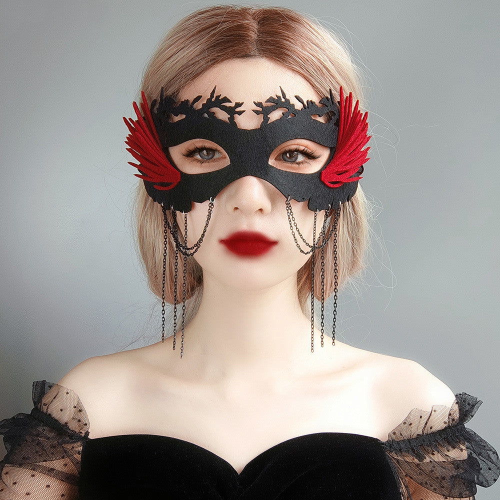 Half Face Mask Halloween Masquerade - Discount Halloween City