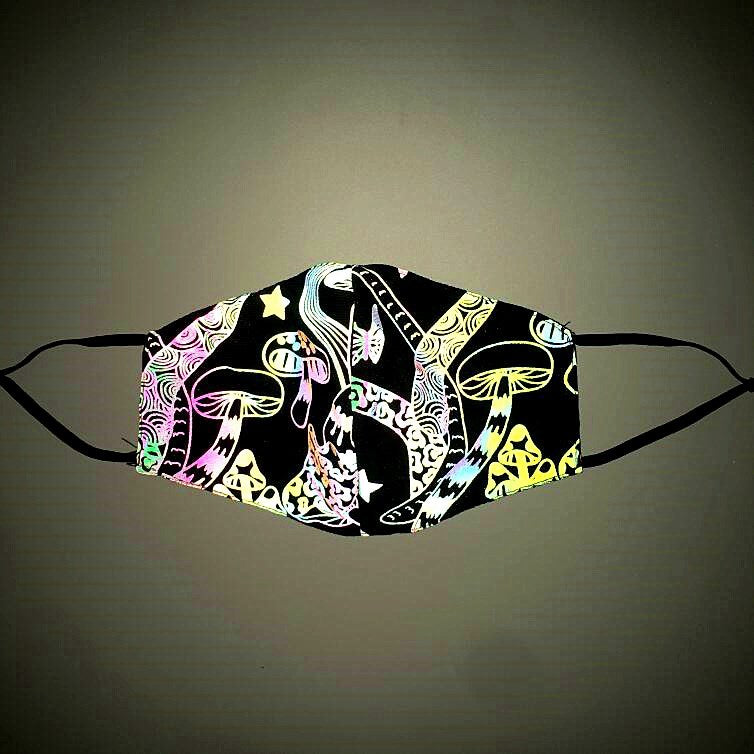 Halloween Christmas Colorful Reflective Mask - Discount Halloween City