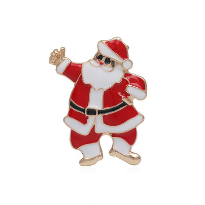Halloween Snowman Christmas Tree Corsage Alloy Dripping - Costumes