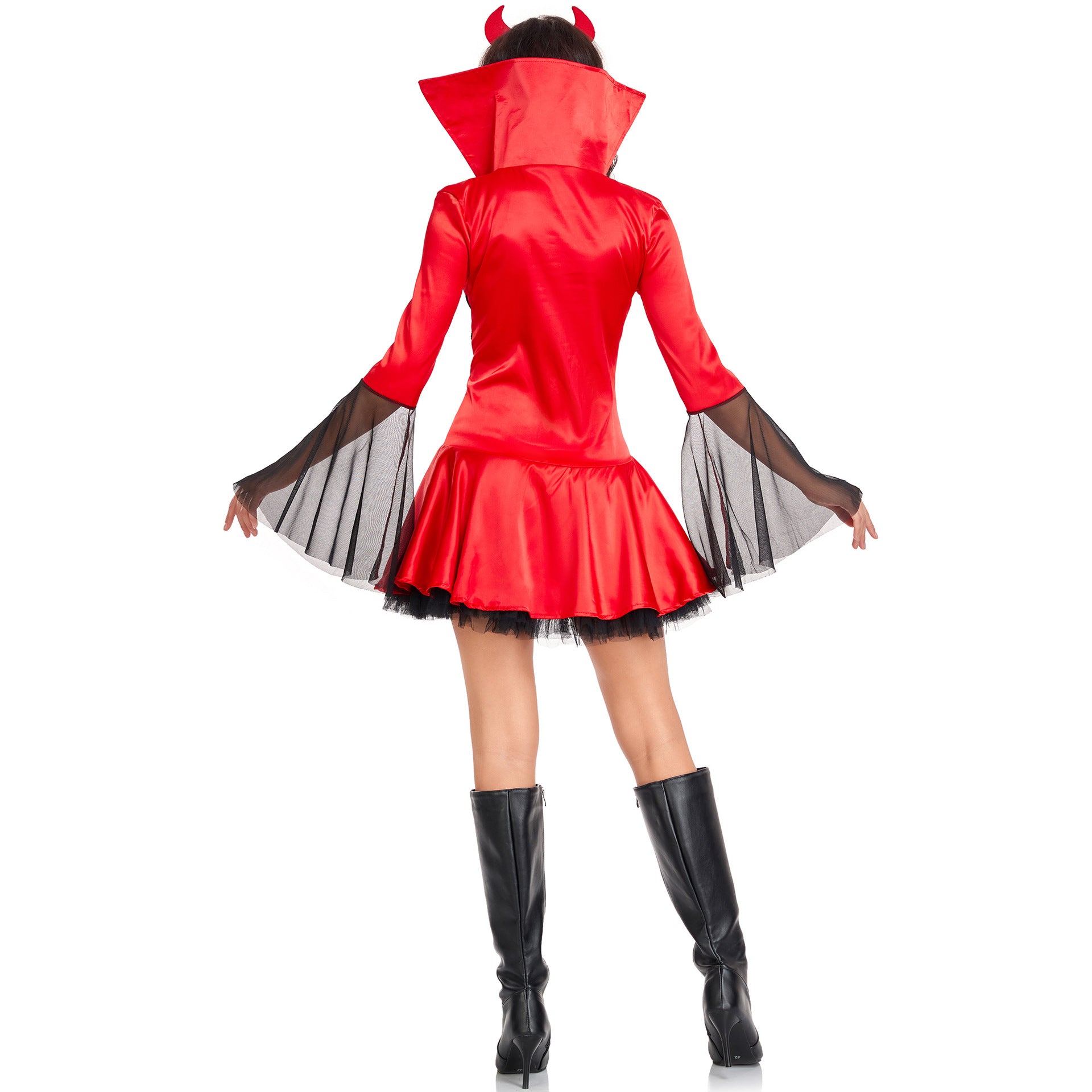 Masquerade Halloween Long Sleeve Demon Costume - Discount Halloween City