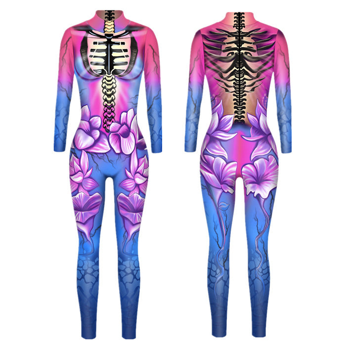 Halloween 3D Animal-print Bodycon Jumpsuits for Adults - Discount Halloween City