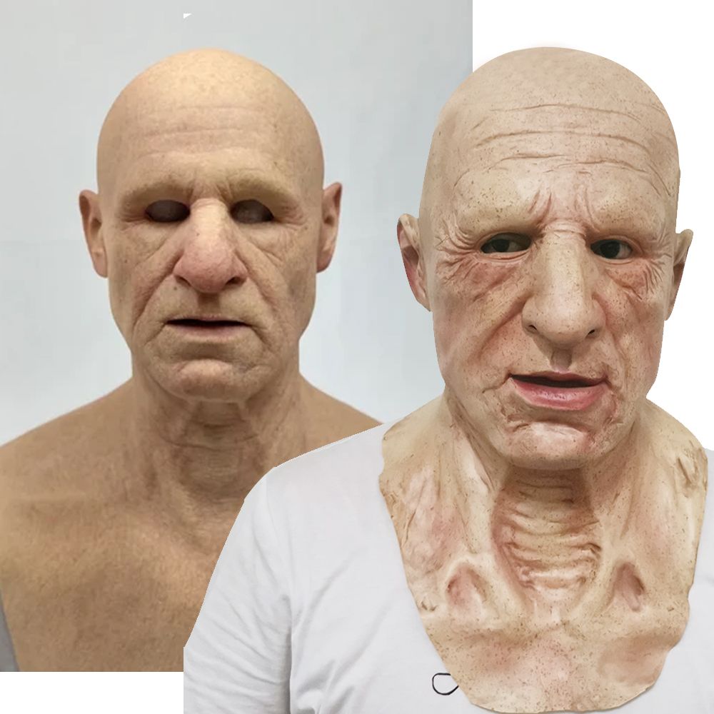 Old Man Beard Halloween Mask - product image 4