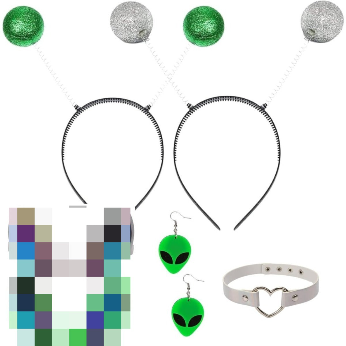 Alien-partygeschenke-zubehörset (6-teiliges Set) - Für - alternate view 2