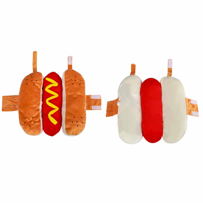 Funny Halloween Costumes for Dogs Puppy Pet Clothing Hot Dog - Discount Halloween City