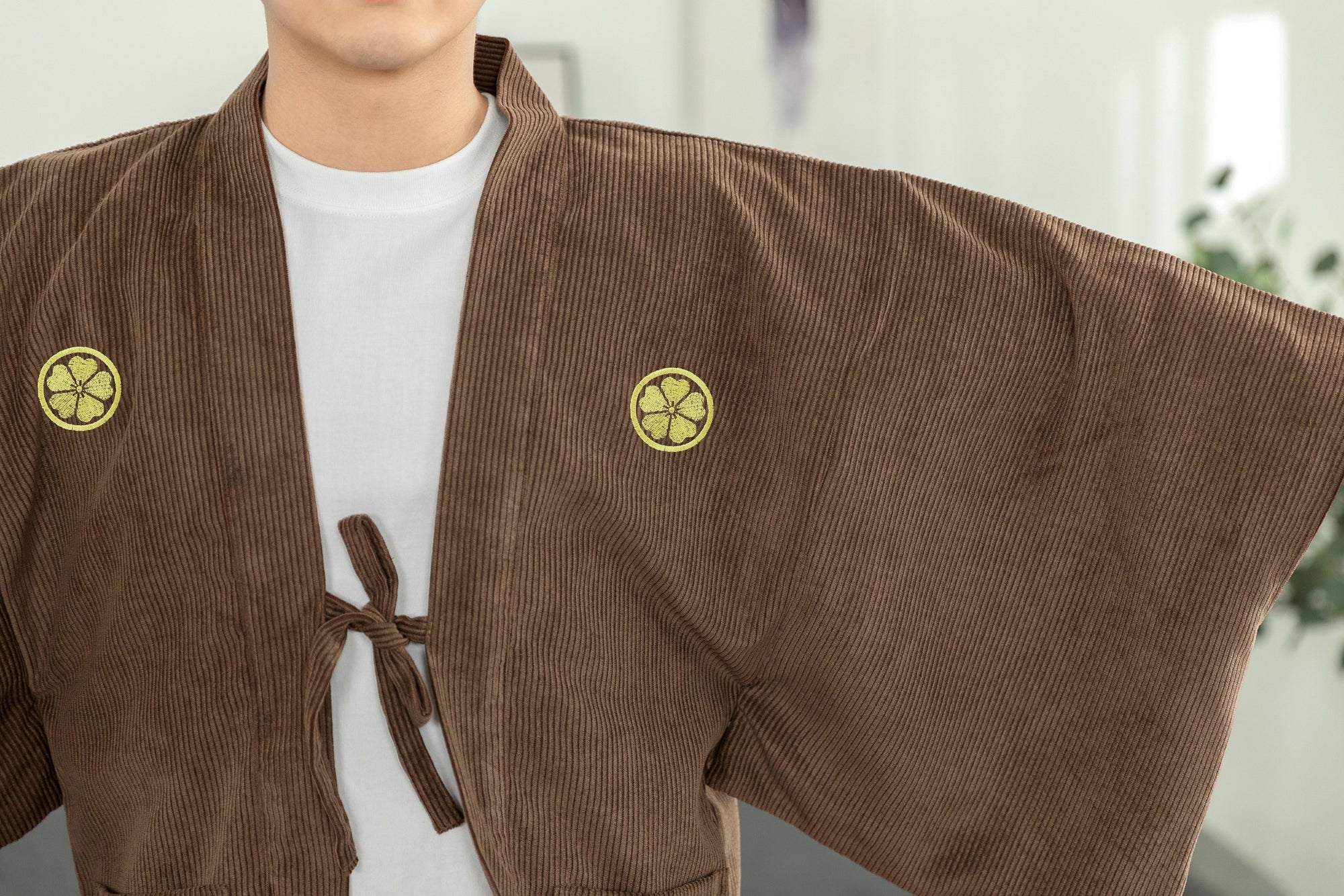Men's Haori Japanese Kimono Jacket - Discount Halloween City