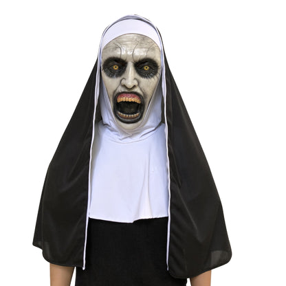 Nun Mask Halloween Ghost Horror Costume Played | Masks | Indoor Decorations - Costumes