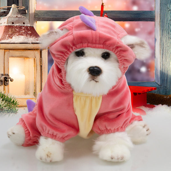 Halloween Dog Clothes Stretch Dinosaur Transformation - Discount Halloween City