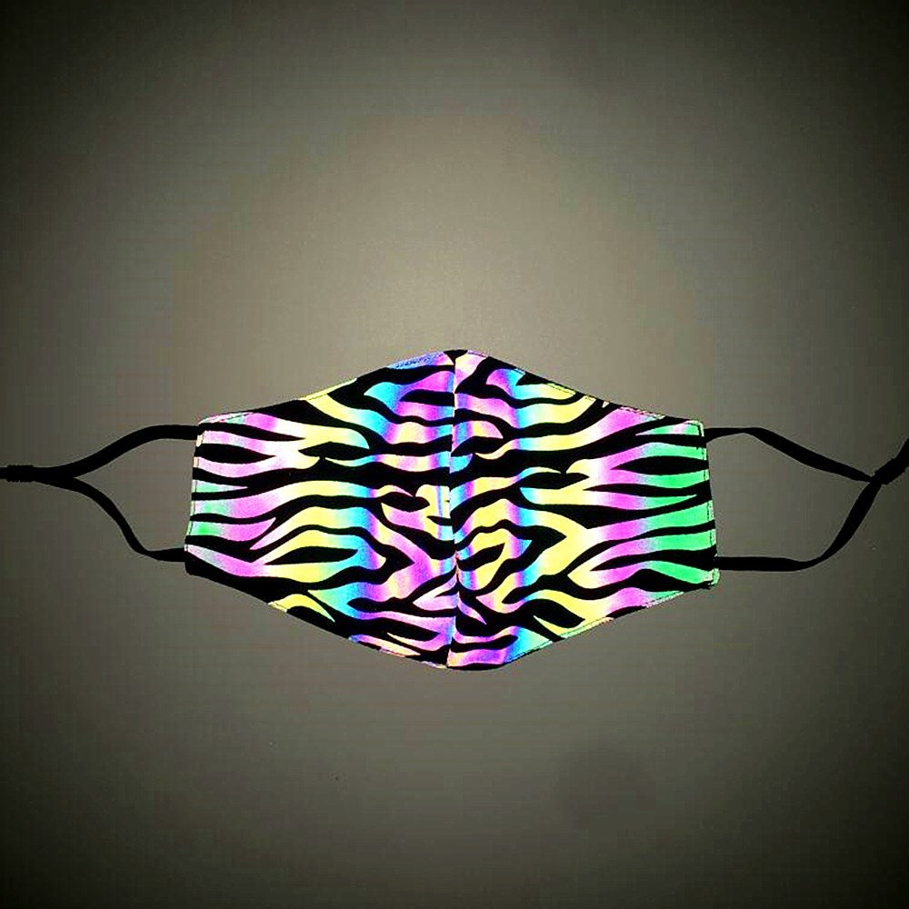 Halloween Christmas Colorful Reflective Mask - Discount Halloween City