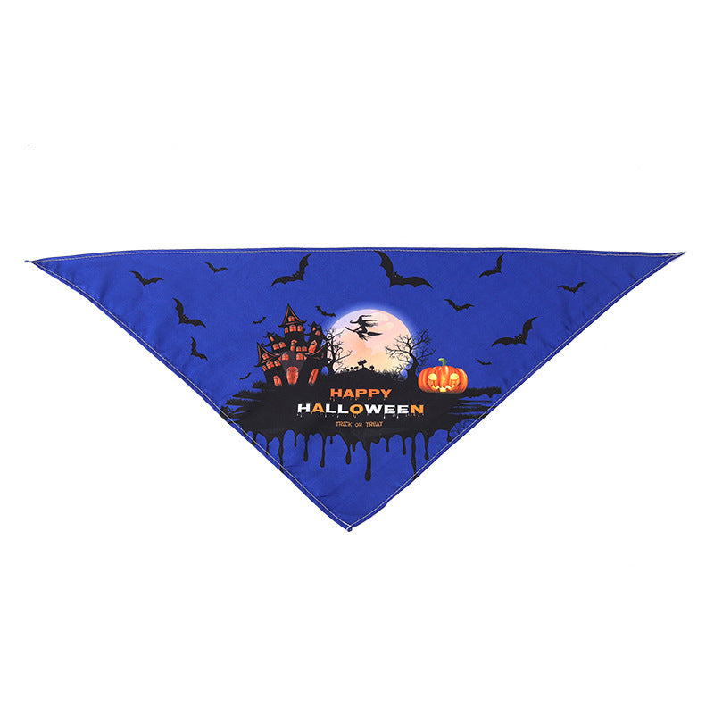 Halloween Dogs and Cats Pet Print Scarf - Discount Halloween City
