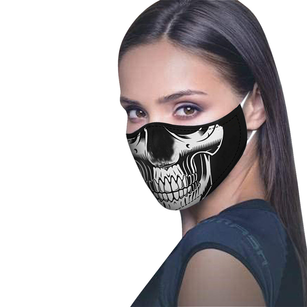 Halloween Print Funny Mask - Discount Halloween City