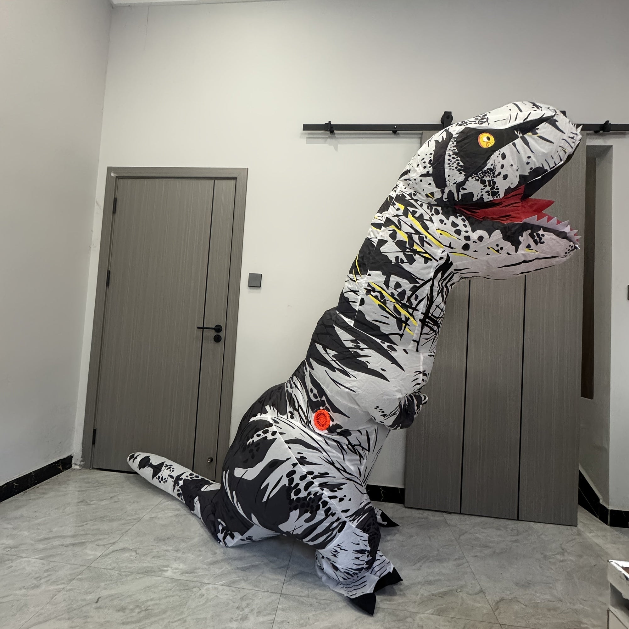 Dinosaur Inflatable Costume USB Powered for Halloween-2