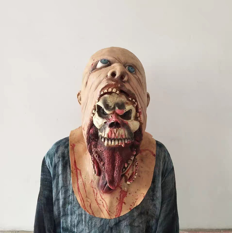 Halloween Adult Ghost Mask - Discount Halloween City