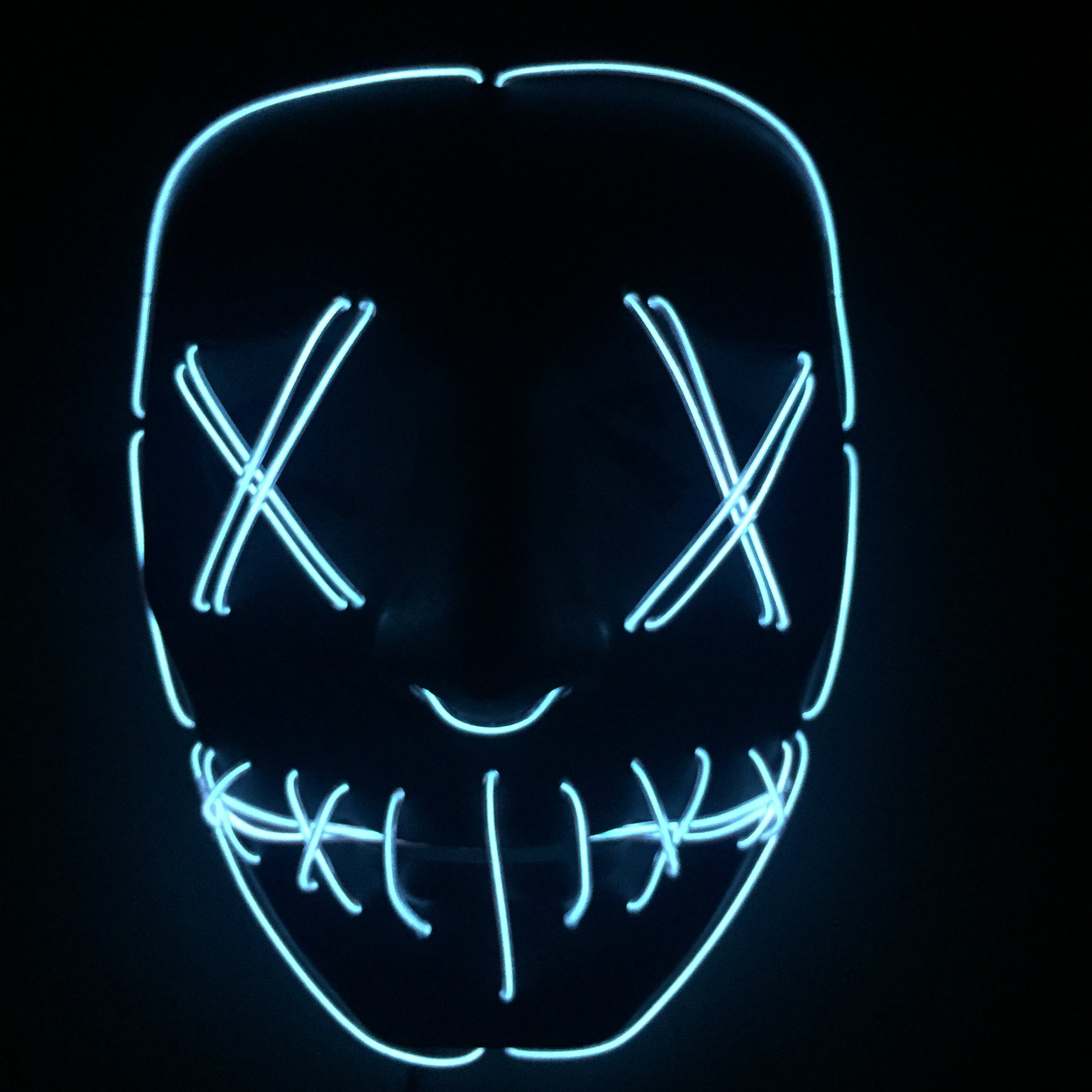 Halloween Led Glowing Full Face Mask - Discount Halloween City