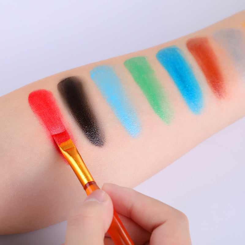 Fit Colors 12 Colors Face Paint Water Soluble Human Body Paints Halloween Masquerade Makeup - Discount Halloween City
