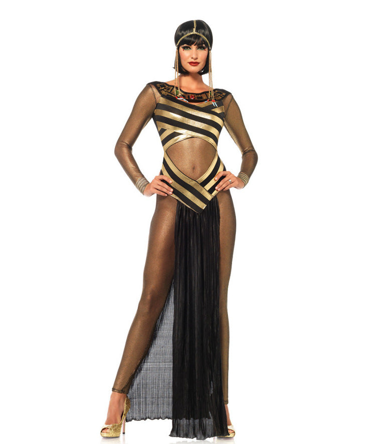 Halloween Greek Goddess Costume Ancient Cleopatra Uniform - Discount Halloween City