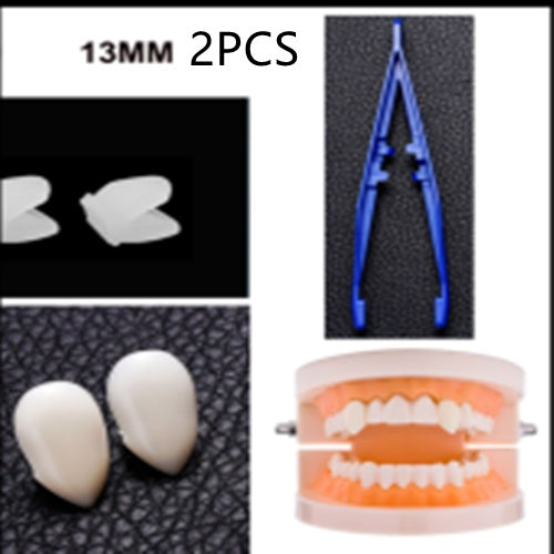 Halloween Dentures Vampire Fangs Zombie Teeth White Tiger Braces Cosplay Masquerade Party - Discount Halloween City