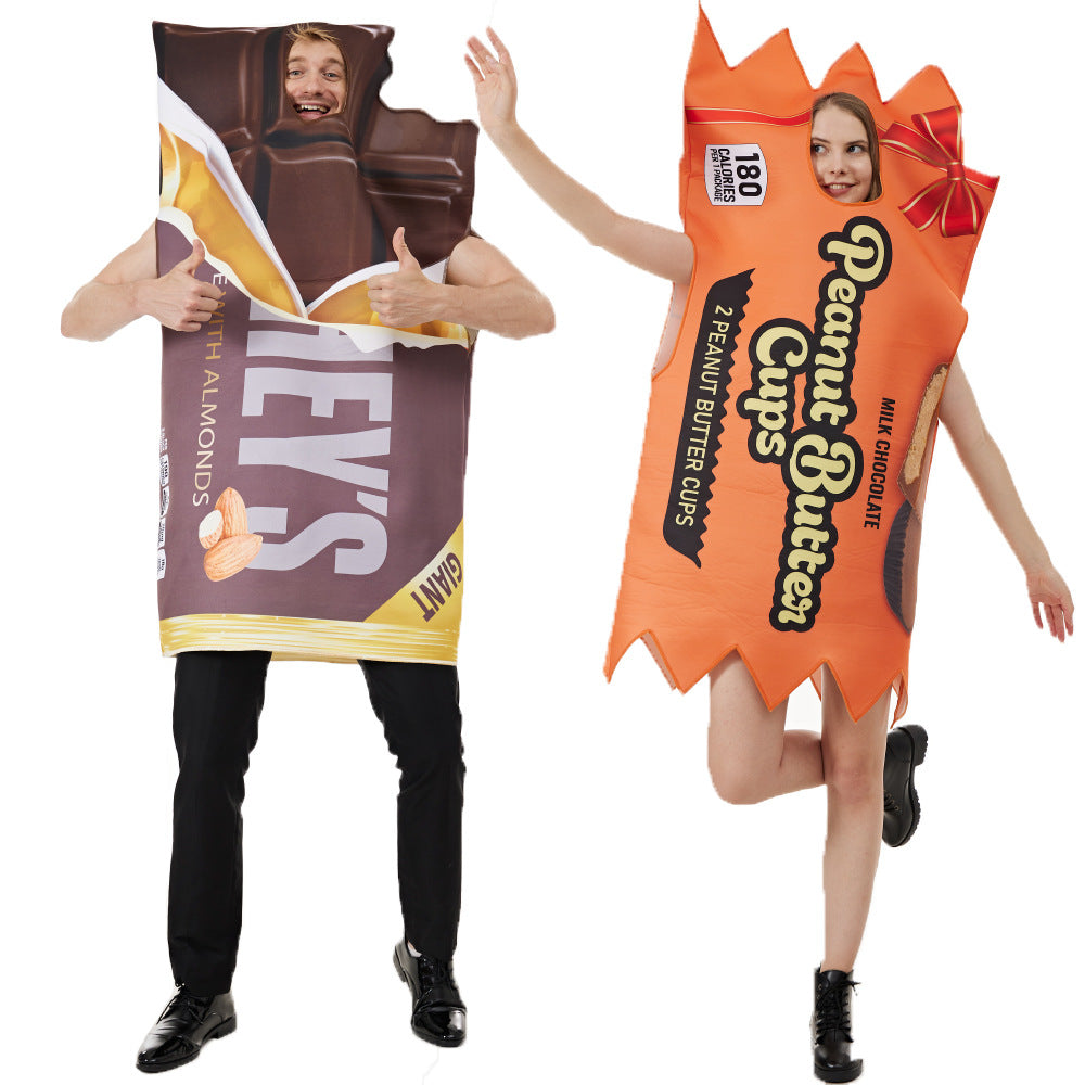 Halloween Party Costume Peanut Butter Jumpsuit - Discount Halloween City
