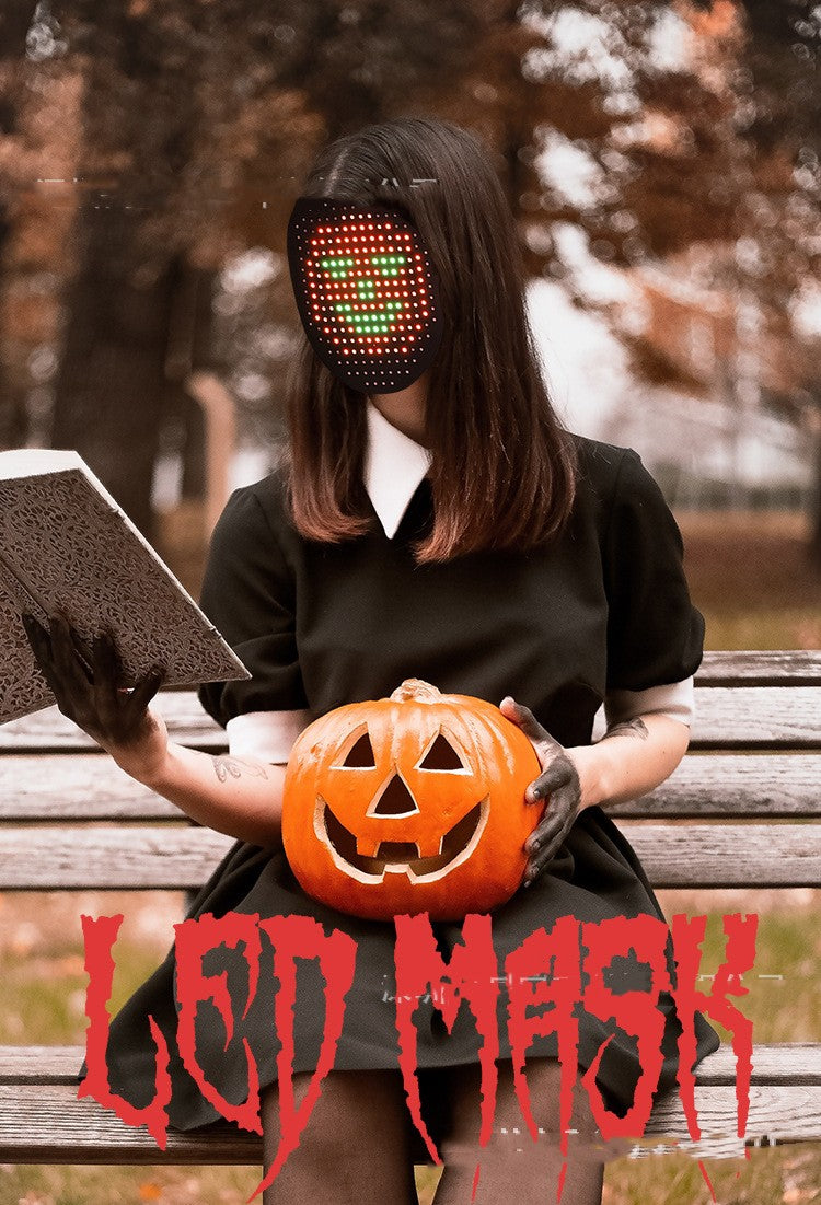 Halloween LED Glow Mask - Discount Halloween City