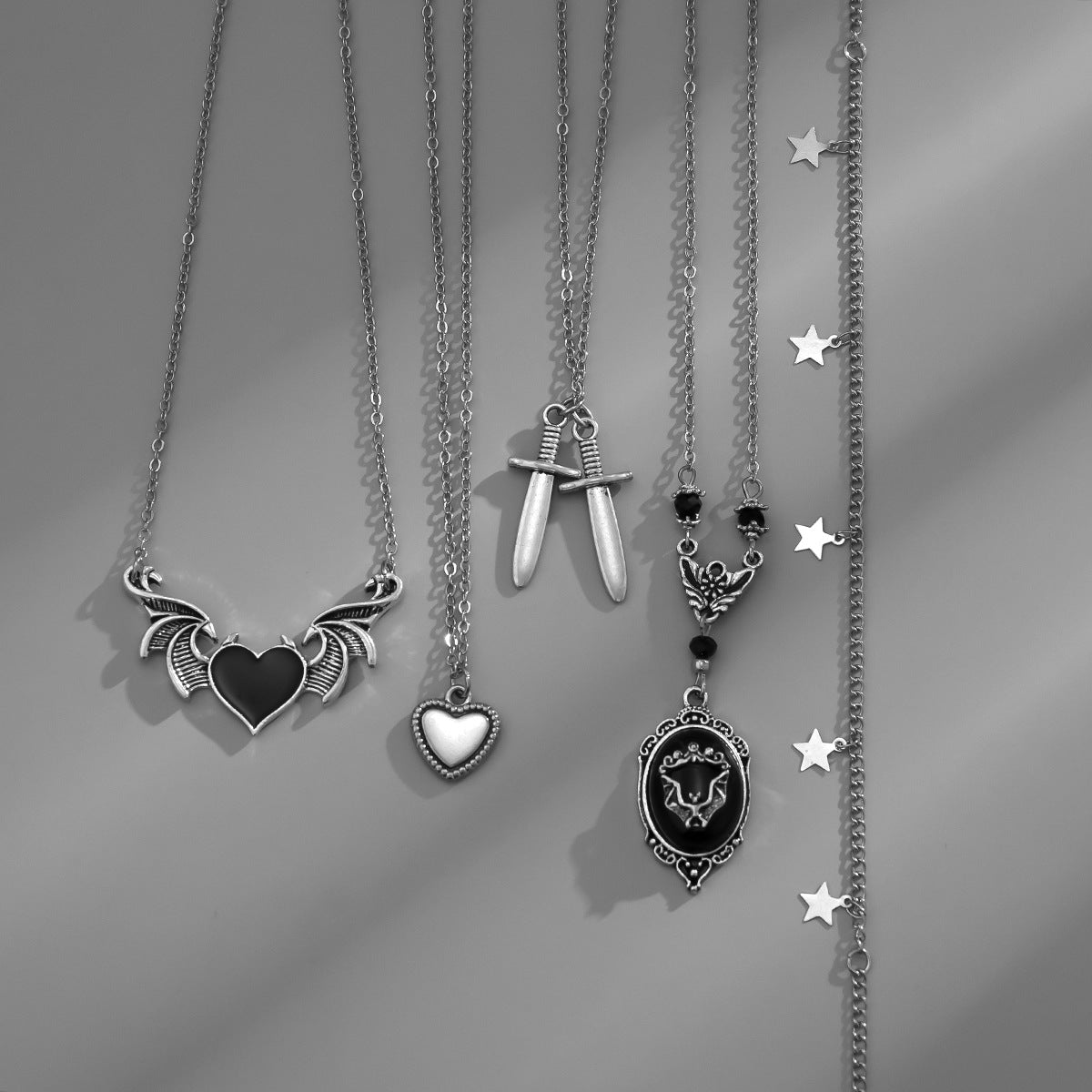 Cross-border European American Dark Gothic Jewelry - alternate view 3