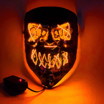 Cold LED Mask Halloween Horror Prop - Discount Halloween City