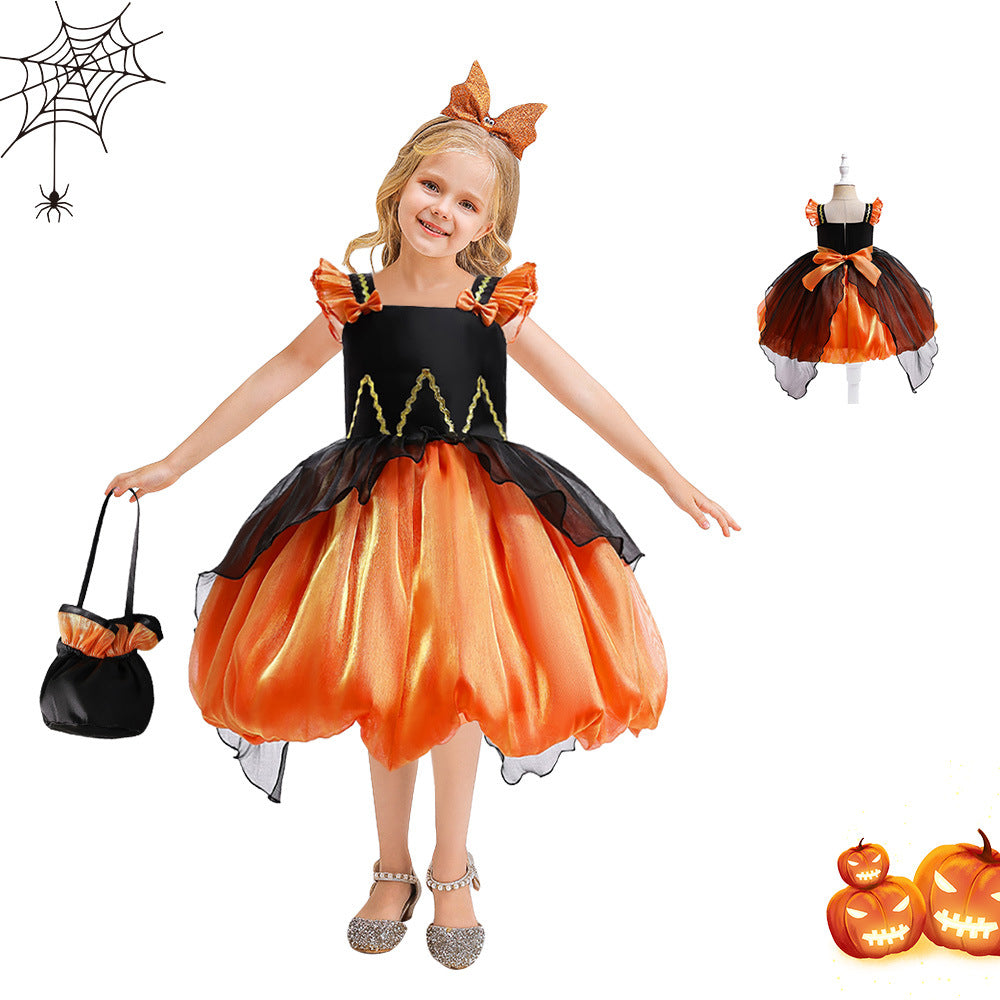 Halloween Witch Performance Costume Princess Dress - Discount Halloween City
