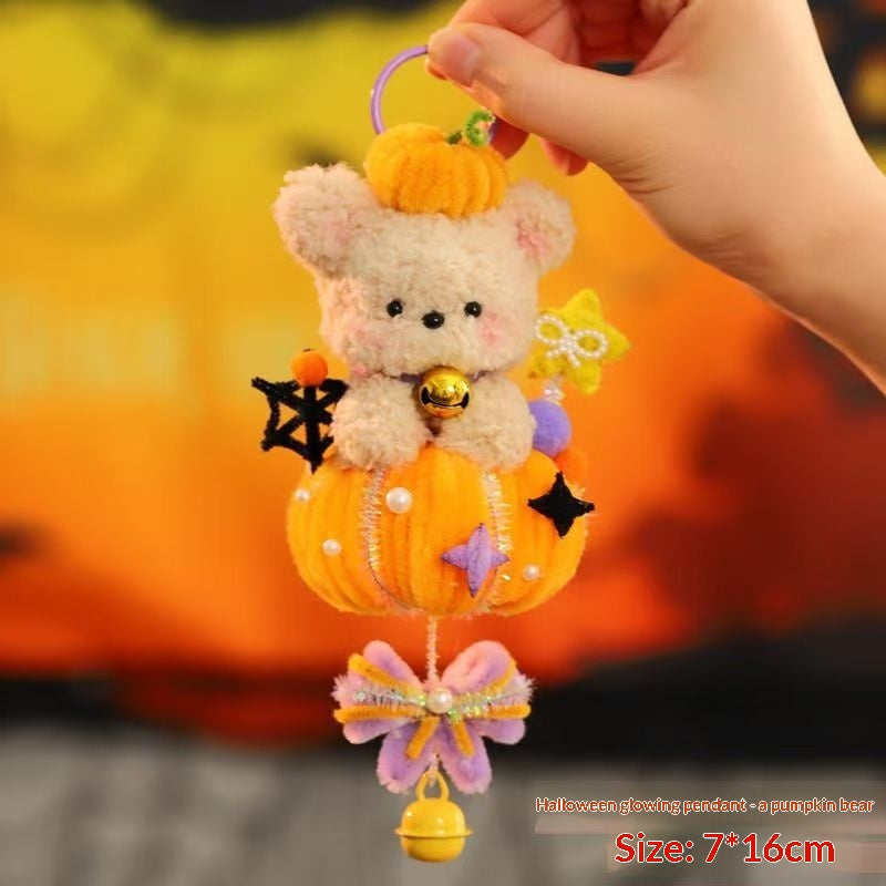 Glowing Pumpkin Pendant Halloween Craft Kit - product image 7
