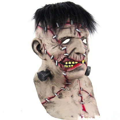 Fashion Personality Latex Hair Halloween Mask - Discount Halloween City