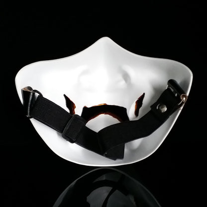 Halloween Prajna Mask Half Face Resin Horror Tactics - Discount Halloween City