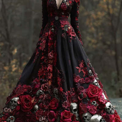 New Autumn American-style Fashionable Dress - alternate view 6