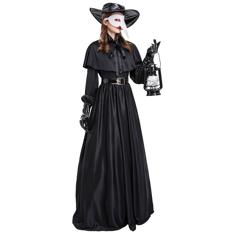 Halloween Medieval Steam Punk Plague Doctor Costume Beak - Discount Halloween City