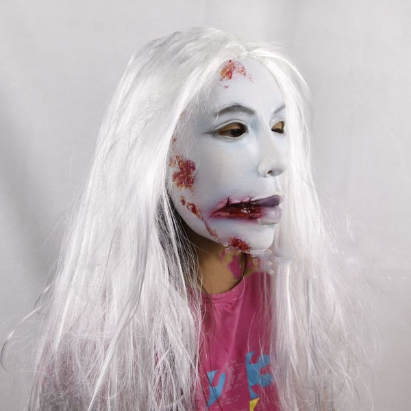 Halloween Adult Ghost Mask - Discount Halloween City