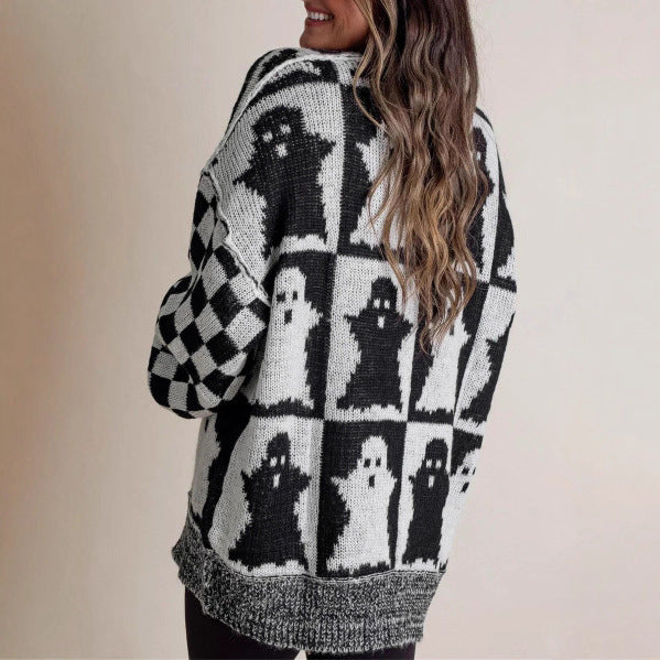 Halloween Loose Autumn and Winter Sweater - product image 2