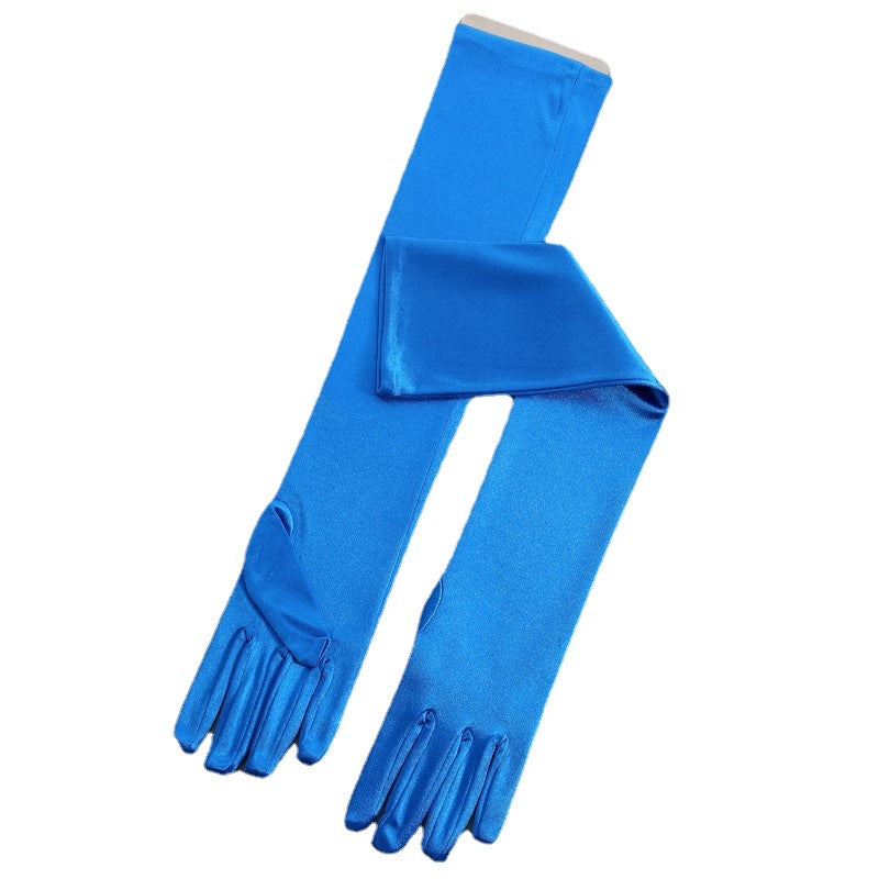 Women's Satin Stretch Gloves - alternate view 6