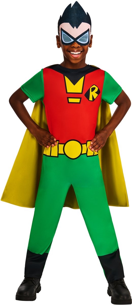 Rubies Teen Titans Go Robin children's costume - - size 7-8 years-0