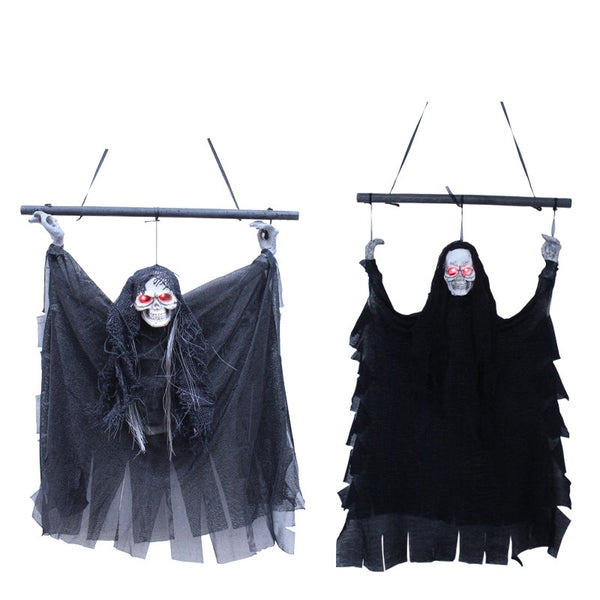 Halloween Big Hanging Ghost Horror Props Skull Decoration - Discount Halloween City