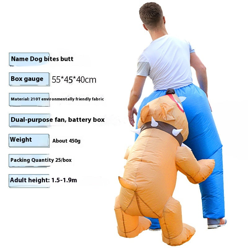 Halloween Inflatable Clothing Inflatable Dog Costume | Pet Costumes | Indoor Decorations - Decorations