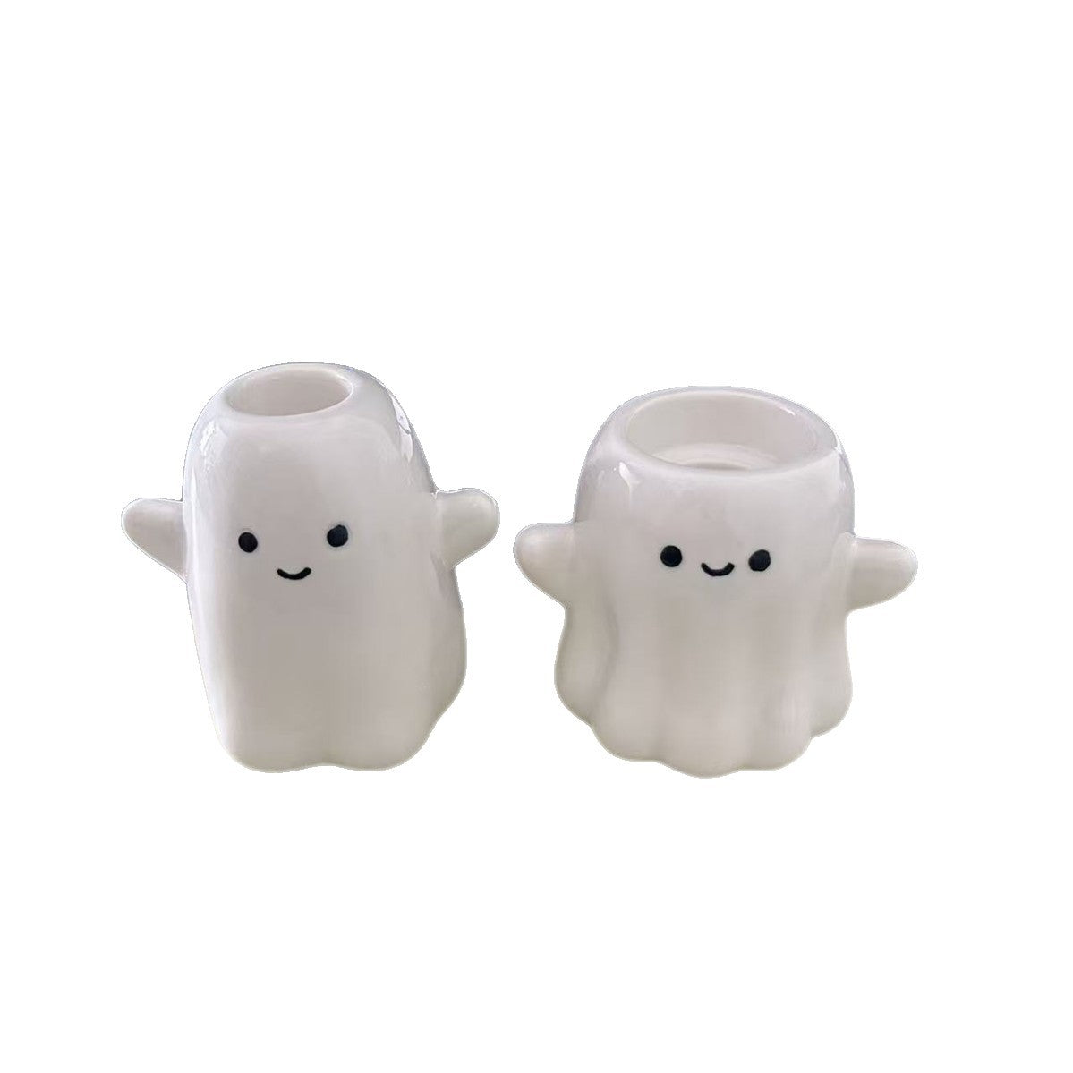 Ghost Ceramic Halloween Candle Holder - product image 5