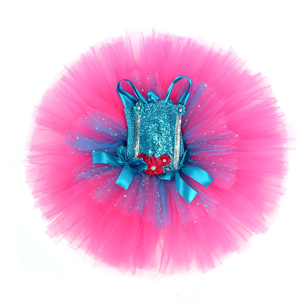 Girls' Halloween Trolls Anime Dress Costume - Discount Halloween City