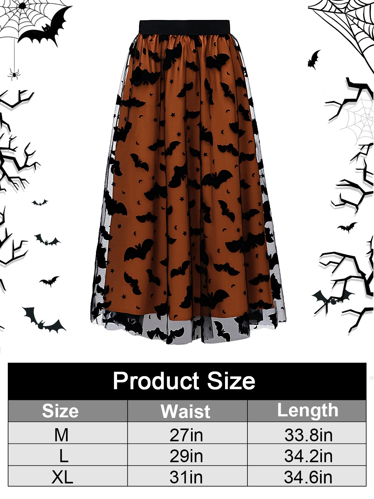 Halloween Women's Witchy Tulle Tutu Skirt - Discount Halloween City