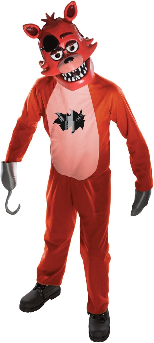 Rubies - horror films costume - foxy costume child - orange, brown - size 116 - halloween - fancy dress-0