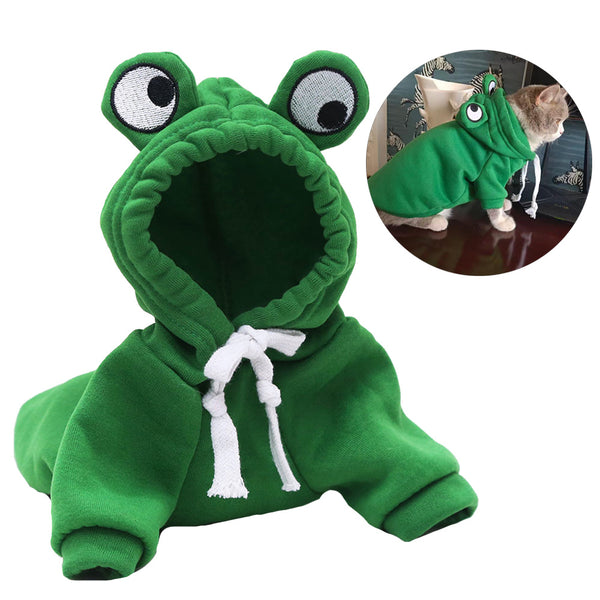 Soft Warm Cat Clothes for Small Dogs Cats Funny Halloween - Discount Halloween City