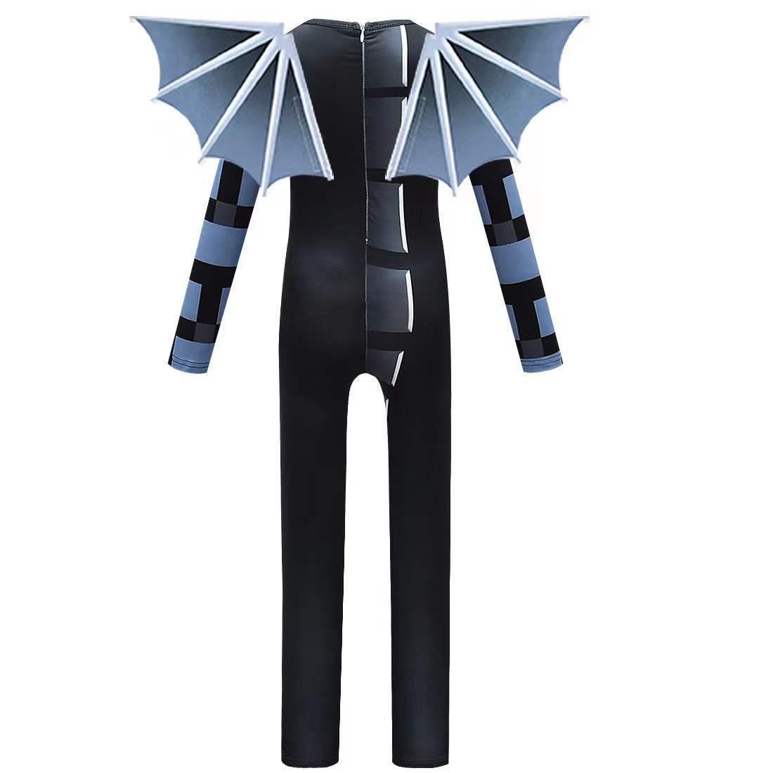 Halloween Kids Cos Costume Costumes Tight One-piece Wings - Discount Halloween City
