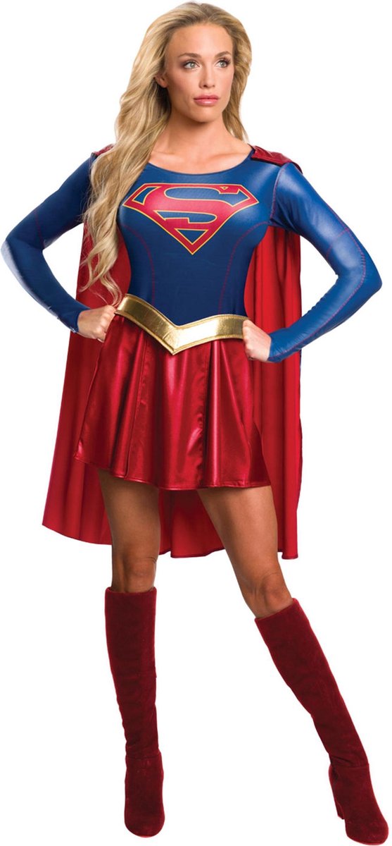 Rubies uk - supergirl series costume for women - medium - adults costumes-0