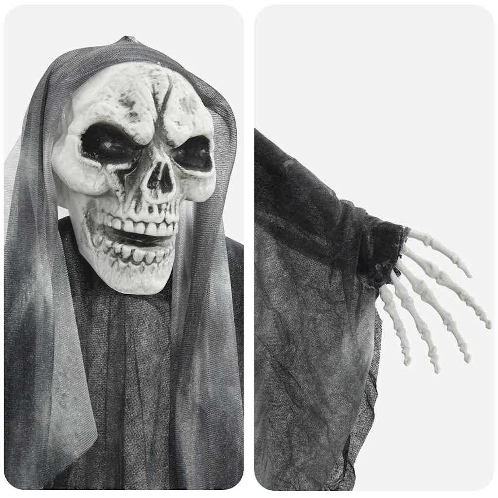 Hanging Halloween Ghost 3 Pcs Black 26 × 43.3 in (66 × 110 cm) Polyester - Discount Halloween City