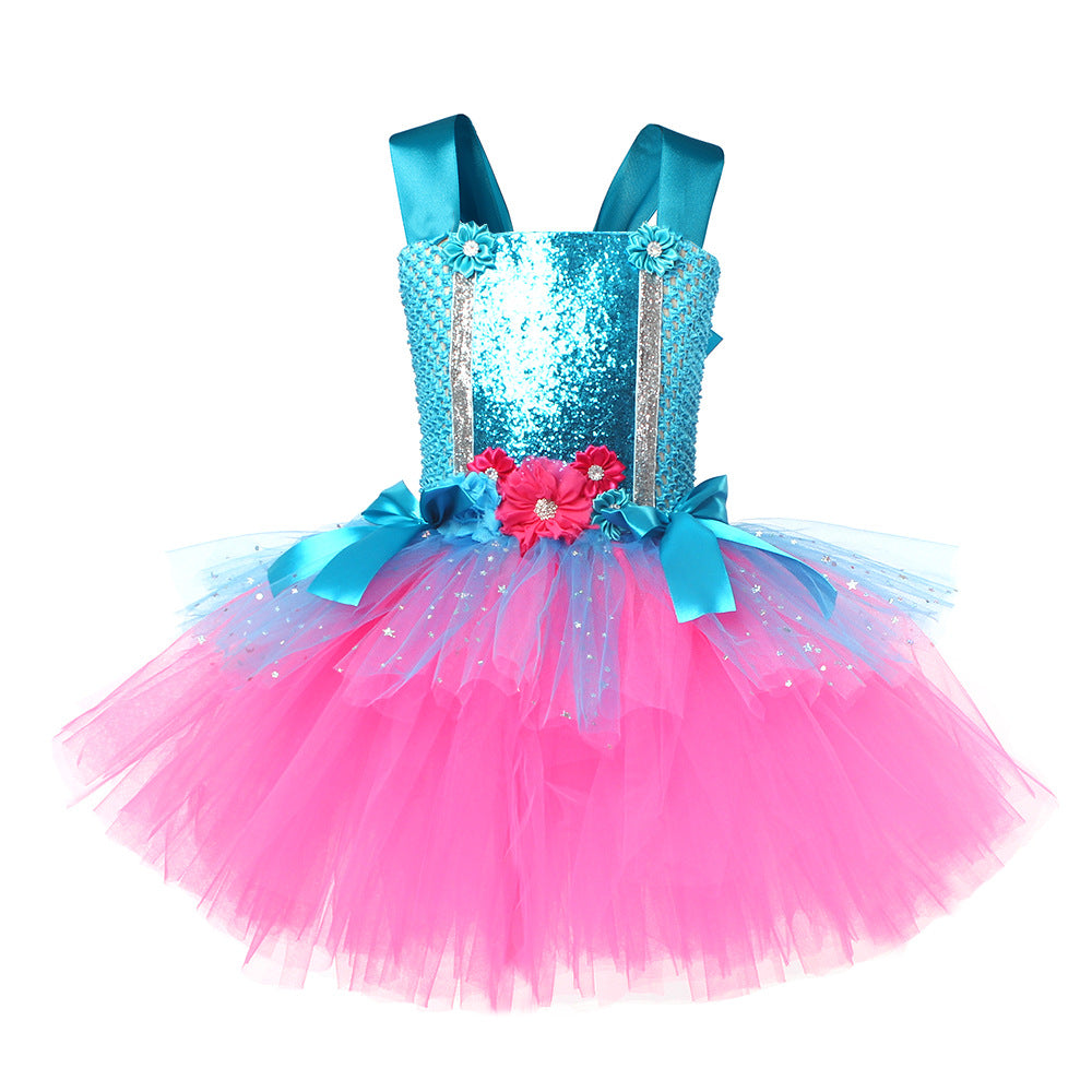 Girls' Halloween Trolls Anime Dress Costume - Discount Halloween City