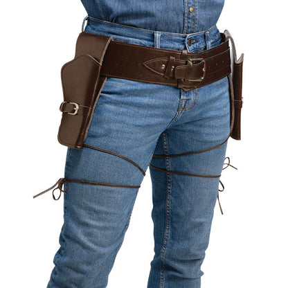 Medieval Retro Halloween Western Cowboy Waist Cinch Belt - Costumes