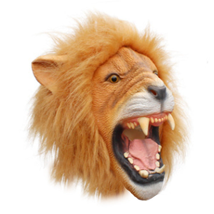 Halloween Lion Mask Latex Funny Scene Props - Discount Halloween City