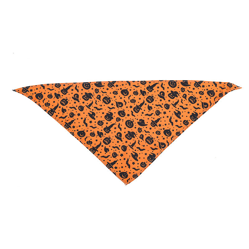 Halloween Dogs and Cats Pet Print Scarf - Discount Halloween City