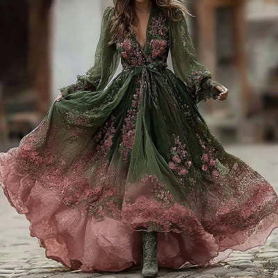 New Autumn American-style Fashionable Dress - alternate view 11